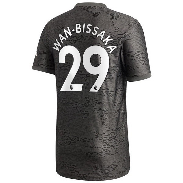 Camiseta Manchester United NO.29 Wan Bissaka 2ª Kit 2020 2021 Negro